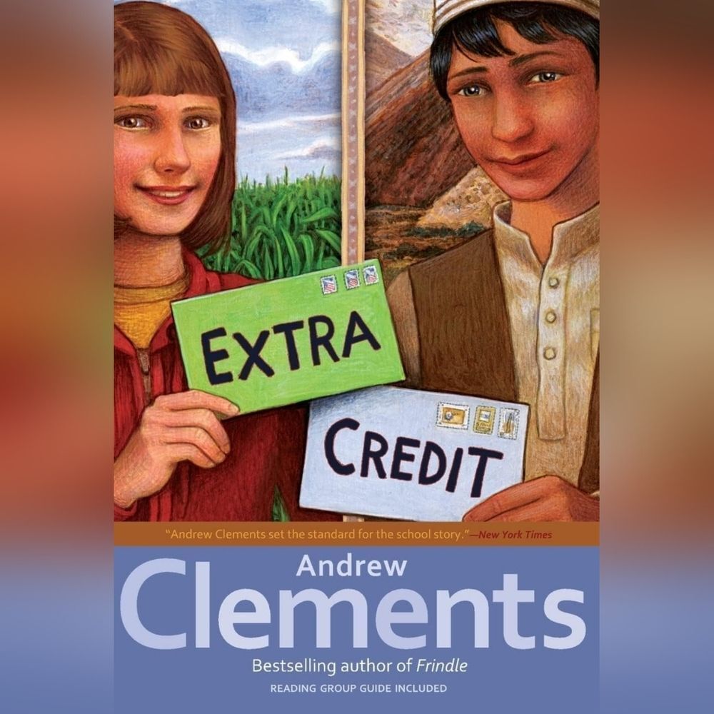 🩵NWOT Extra Credit By Andrew Clements Paperback Book